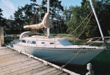 1978 Islander Bahama 30 that we’ve owned for just over 20 years. We keep her in good condition and therefore she is relatively easy for us to insure. (Photo/ Bert Vermeer)