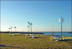 wind turbine sailboat
