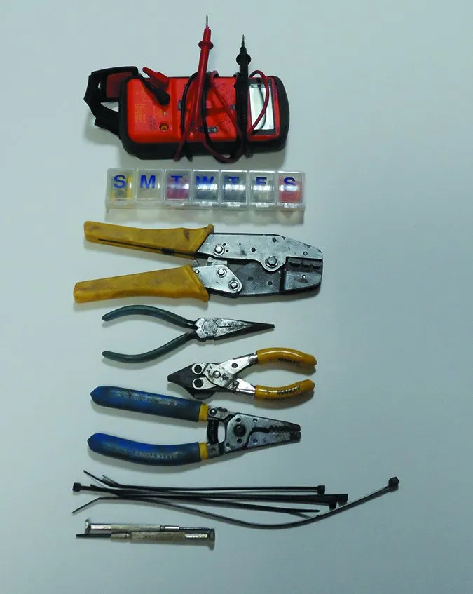 sailboat electrical repair tools