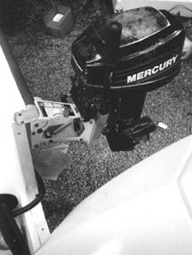 outboard motor mount for sailboat