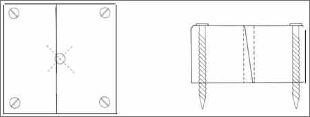 Design for: Through-Deck Fittings for Coaxial Cable