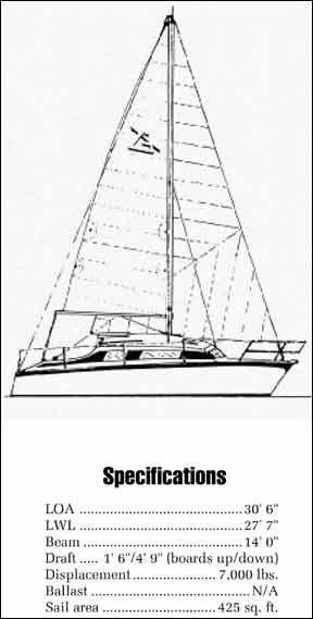 Gemini 31/3000 sailboat