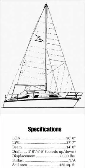 Gemini 31/3000 sailboat