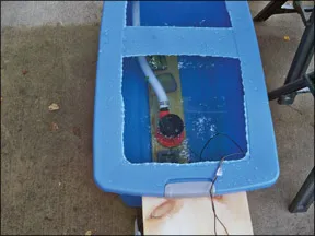 High Capacity Electric Bilge Pump Test