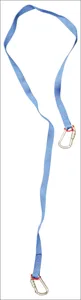 Non-elastic Tether with Carabiner-Style Snap Hooks