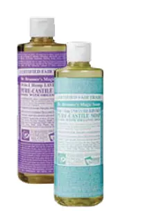 Dr. Bronner’s Magic liquid soaps