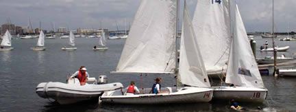 Youth sailors in Sarasota