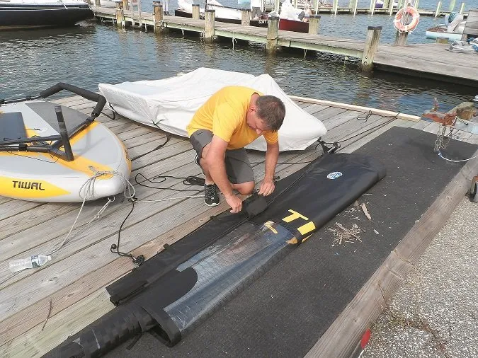 The Sailing Skiff that Fits in a Locker