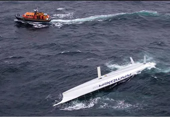 lifeboat from the Royal Navy Lifeboat Institute in Baltimore