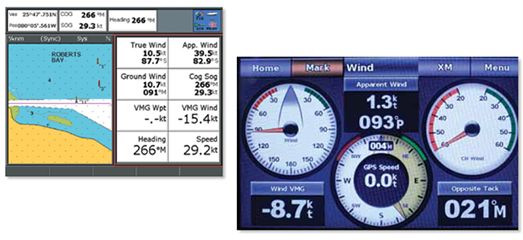 Raymarine A70D and the Garmin 470s