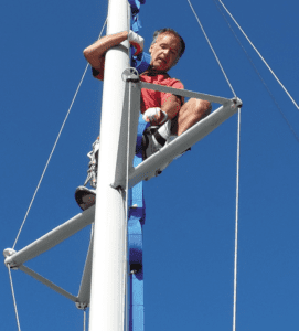 Mailport: Winch Maintenance, Painting Jib, DIY Mainsail Cover