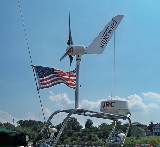 DIY survey of boat solar and wind turbine systems