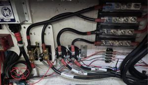 Neatness counts in any kind of behind-the-panel wiring project.