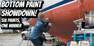 Bottom Paint Showdown - Six Paints, One Winner! video from Practical Sailor (PS Photo by John Stone)