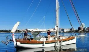 Pixie is ready for blue water adventures with a windvane and range of sails to suit whatever weather comes her way. (Photo/ Bert Vermeer)