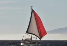 light displacement sailboat
