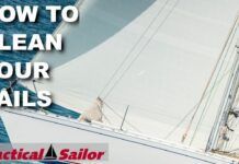 How to Clean Your Sails video from Practical Sailor