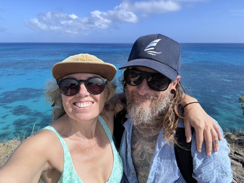 James and Rhonda exploring Lizard Island before starting the last leg of a 7 month / 2100 nm cruise from Sydney to Thursday Island. (Photo/ James Frederick)