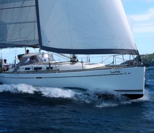 A 2006 Dufour 44. Image courtesy of Racing Yachts.