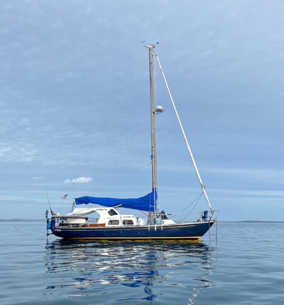 Triteia anchored at Peel Island in Queensland, Australia May 2024. (Photo/ James Frederick)