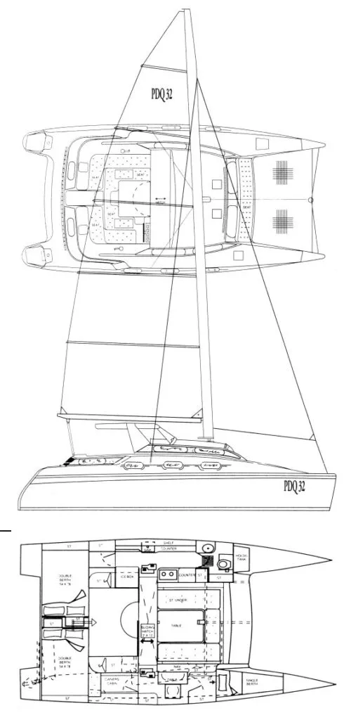 The PDQ 32 Cruising Cat Used Boat Review