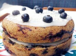 No need to miss your favorite bakery from land. With a pressure cooker, you can make this moist vegan lemon and blueberry cake for a special celebration, or as an anytime treat. (Photo/ Sarah Powell-Fowler)