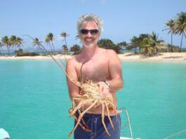 As fresh as it gets. Caught this guy while snorkeling of the boat while anchored in Salt Whistle Bay, Mayreau Island in the Grenadines. (Photo/ Marc Robic)