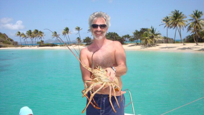 As fresh as it gets. Caught this guy while snorkeling of the boat while anchored in Salt Whistle Bay, Mayreau Island in the Grenadines. (Photo/ Marc Robic)