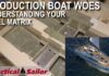 Production Boat Keel Matrix Inspection video from Practical Sailor