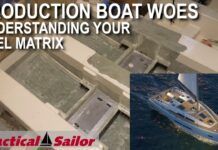 Production Boat Keel Matrix Inspection video from Practical Sailor