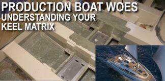 Production Boat Keel Matrix Inspection video from Practical Sailor