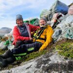 Ellen and Birger live full-time on their Fontaine Pajot Lavezzi and are paid to clean up remote natural reserves in Norway. (Photo/ Birger Haftor Nilsen and Ellen Gjertsen)