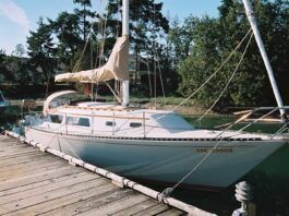 1978 Islander Bahama 30 that we’ve owned for just over 20 years. We keep her in good condition and therefore she is relatively easy for us to insure. (Photo/ Bert Vermeer)