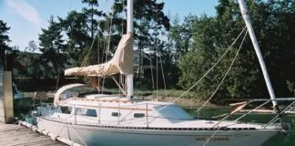 1978 Islander Bahama 30 that we’ve owned for just over 20 years. We keep her in good condition and therefore she is relatively easy for us to insure. (Photo/ Bert Vermeer)