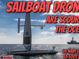 AMAZING Sailboat Drones, US Navy Deploys 65 Foot Sailing Drone video from Practical Sailor